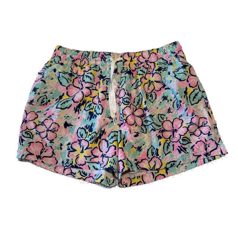 Chubbies Floral Hibiscus Swim Trunks 4" Inseam Size Large